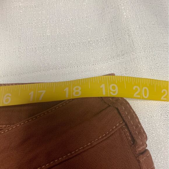 Pilcro women's 18 W bootcut jeans rust patch pocket anthropologie denim casual - Picture 10 of 12